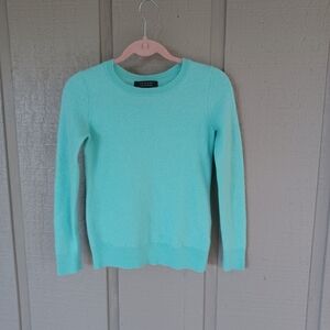 Tahari 2 Ply Cashmere Sweater Size S Women Preppy Long Sleeve Pullover Defect